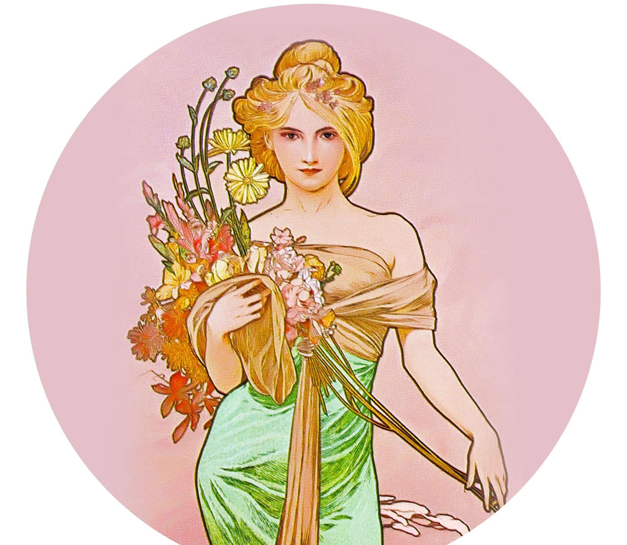 Spring 春(穆夏 1896 四季·春)
